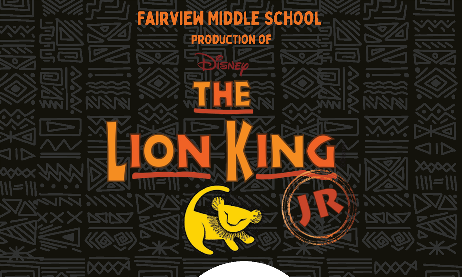 Fairview Middle Lion King Jr promotional graphic